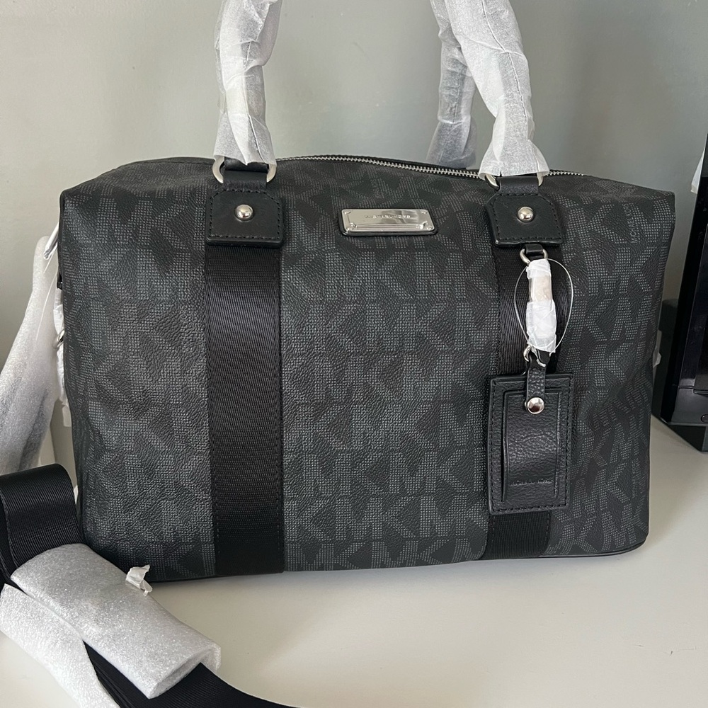 Michael Kors Monogram Travel Duffel Bag